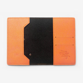 The Messy Corner Passport Cover Personalized Passport Cover - Orange