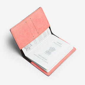 The Messy Corner Passport Cover Personalized Passport Cover - Peach