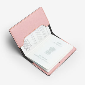 The Messy Corner Passport Cover Personalized Passport Cover - Salmon Pink