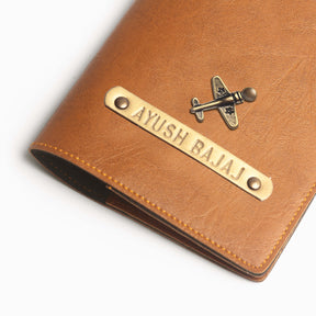 Personalized Passport Cover - Tan