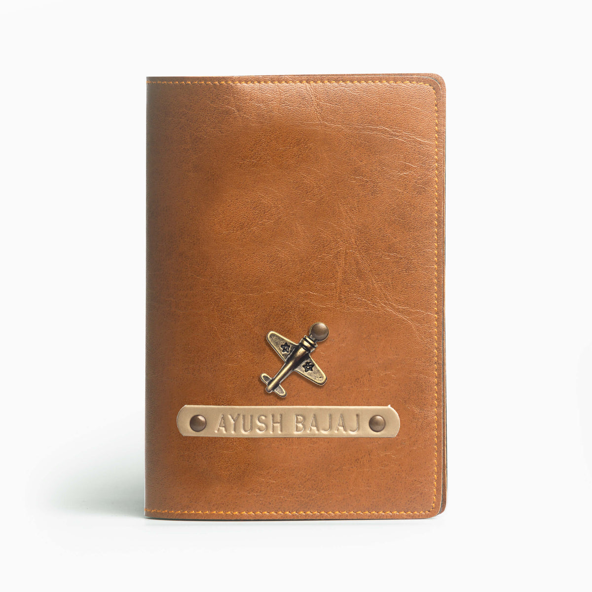 Personalized Passport Cover - Tan