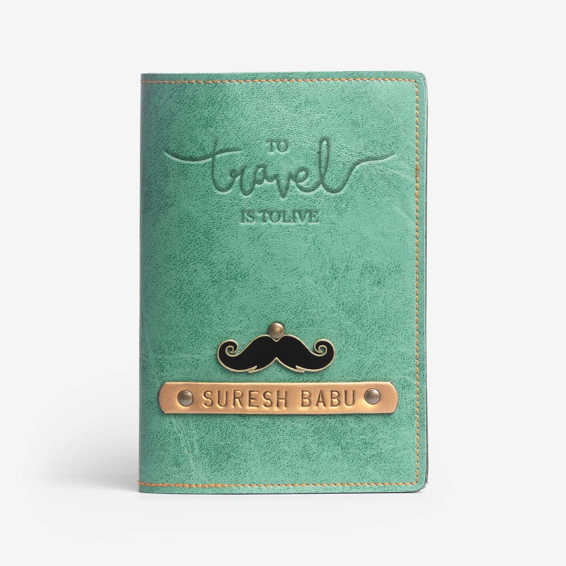 The Messy Corner Passport Cover Personalized Passport Cover - Travel is to Live