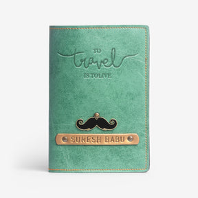 The Messy Corner Passport Cover Personalized Passport Cover - Travel is to Live