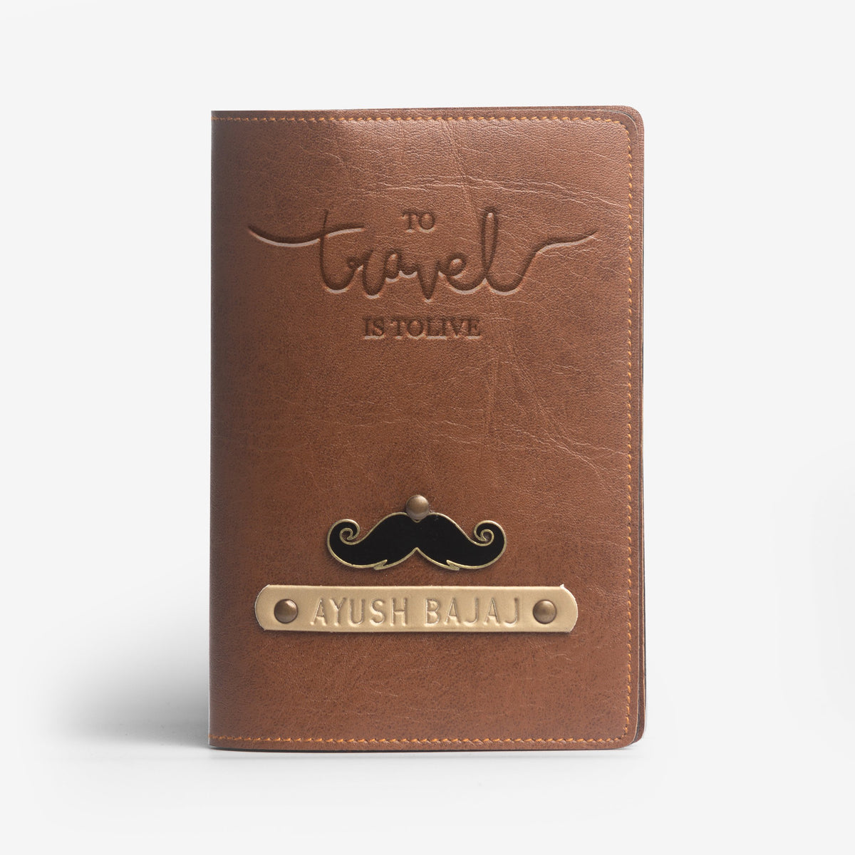 The Messy Corner Passport Cover Personalized Passport Cover - Travel is to Live