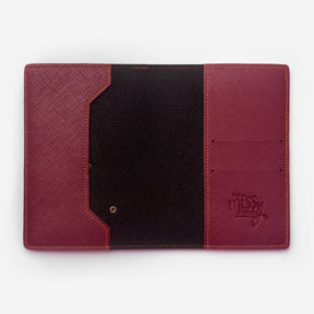 The Messy Corner Passport Cover Personalized Passport Cover - Wine