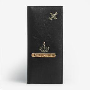 Personalized Travel Wallet - Black