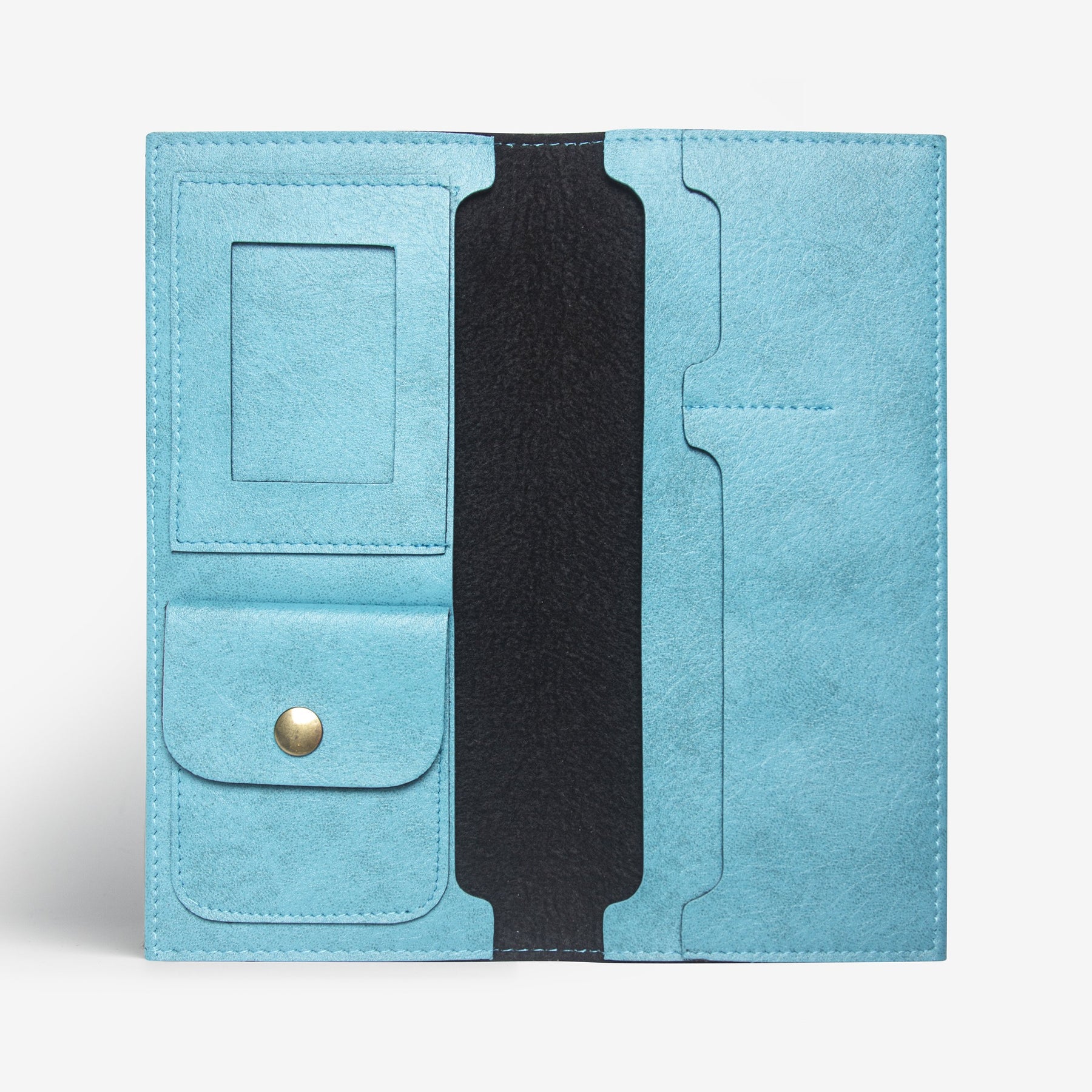 The Messy Corner Travel Wallet Personalized Travel Wallet - Light Blue