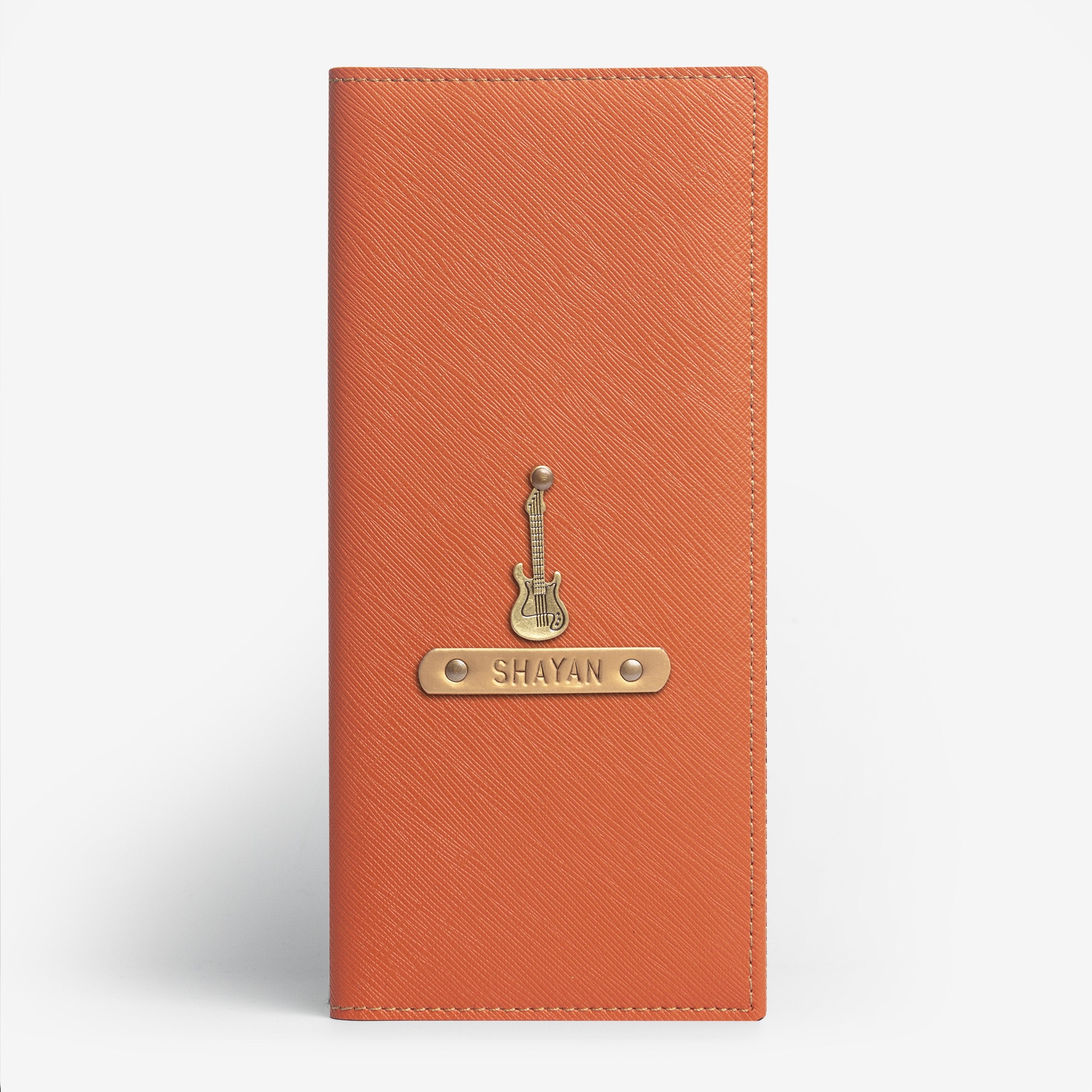 The Messy Corner Travel Wallet Personalized Travel Wallet - Orange
