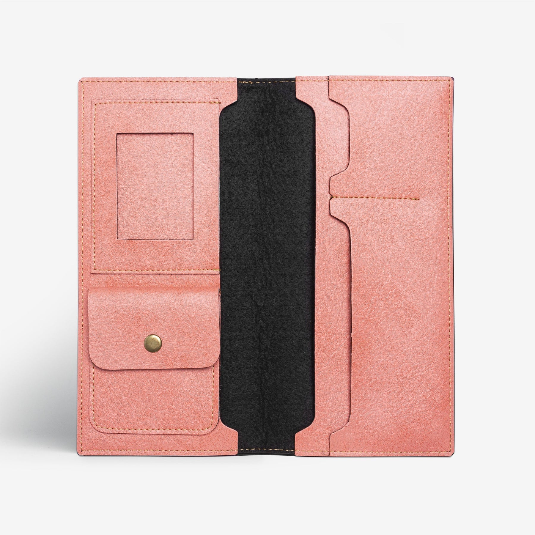 The Messy Corner Travel Wallet Personalized Travel Wallet - Peach