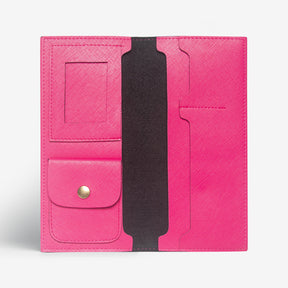 The Messy Corner Travel Wallet Personalized Travel Wallet - Pink