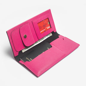 The Messy Corner Travel Wallet Personalized Travel Wallet - Pink
