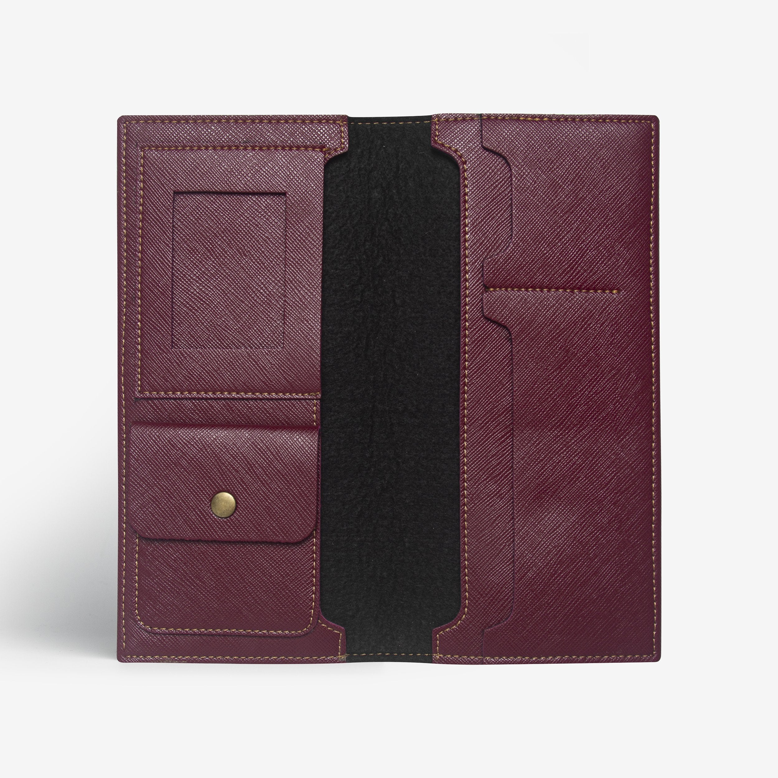 The Messy Corner Travel Wallet Personalized Travel Wallet - Wine