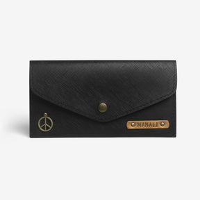 Personalized Women's Wallet - Black