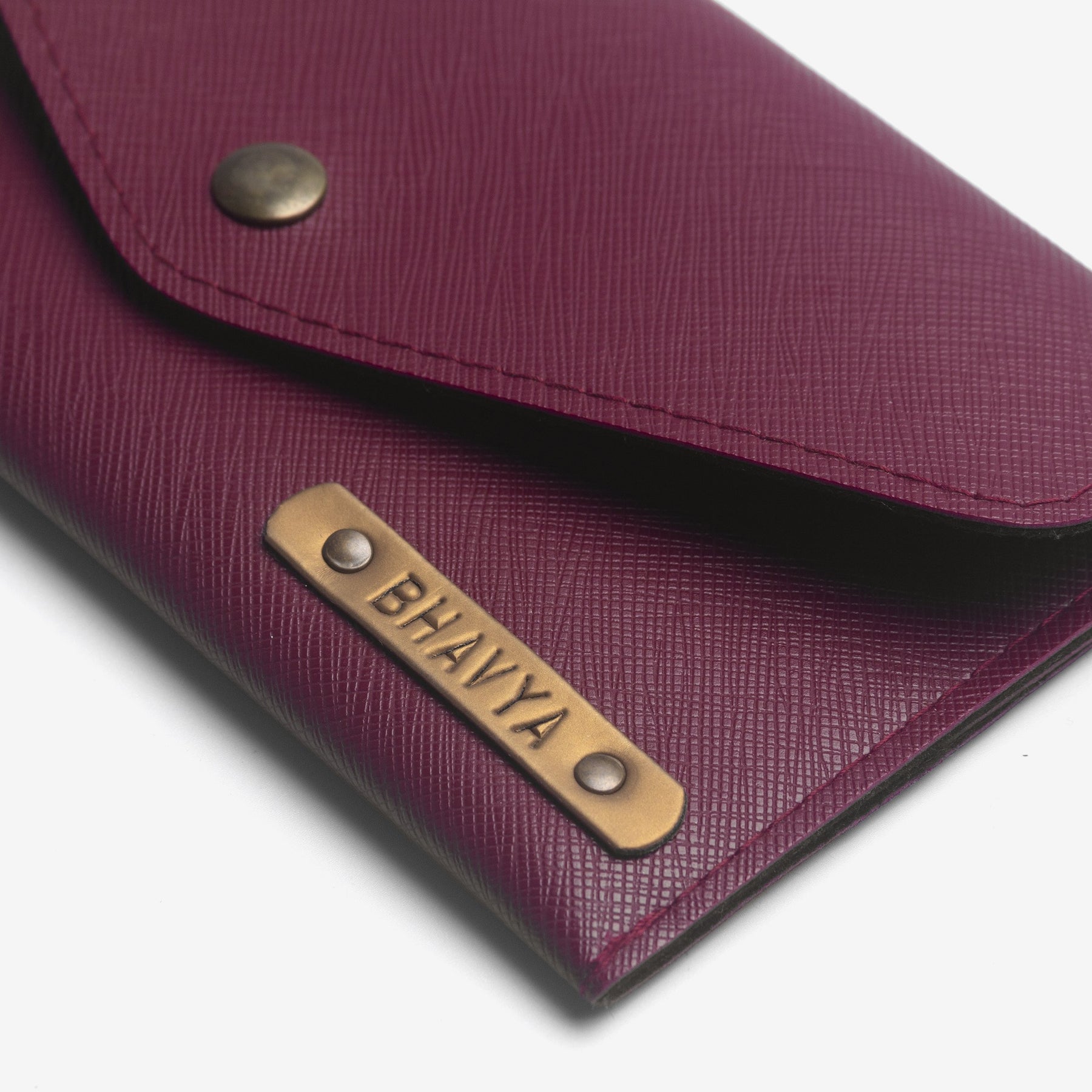 The Messy Corner Womens Wallet Personalized Women's Wallet - Wine