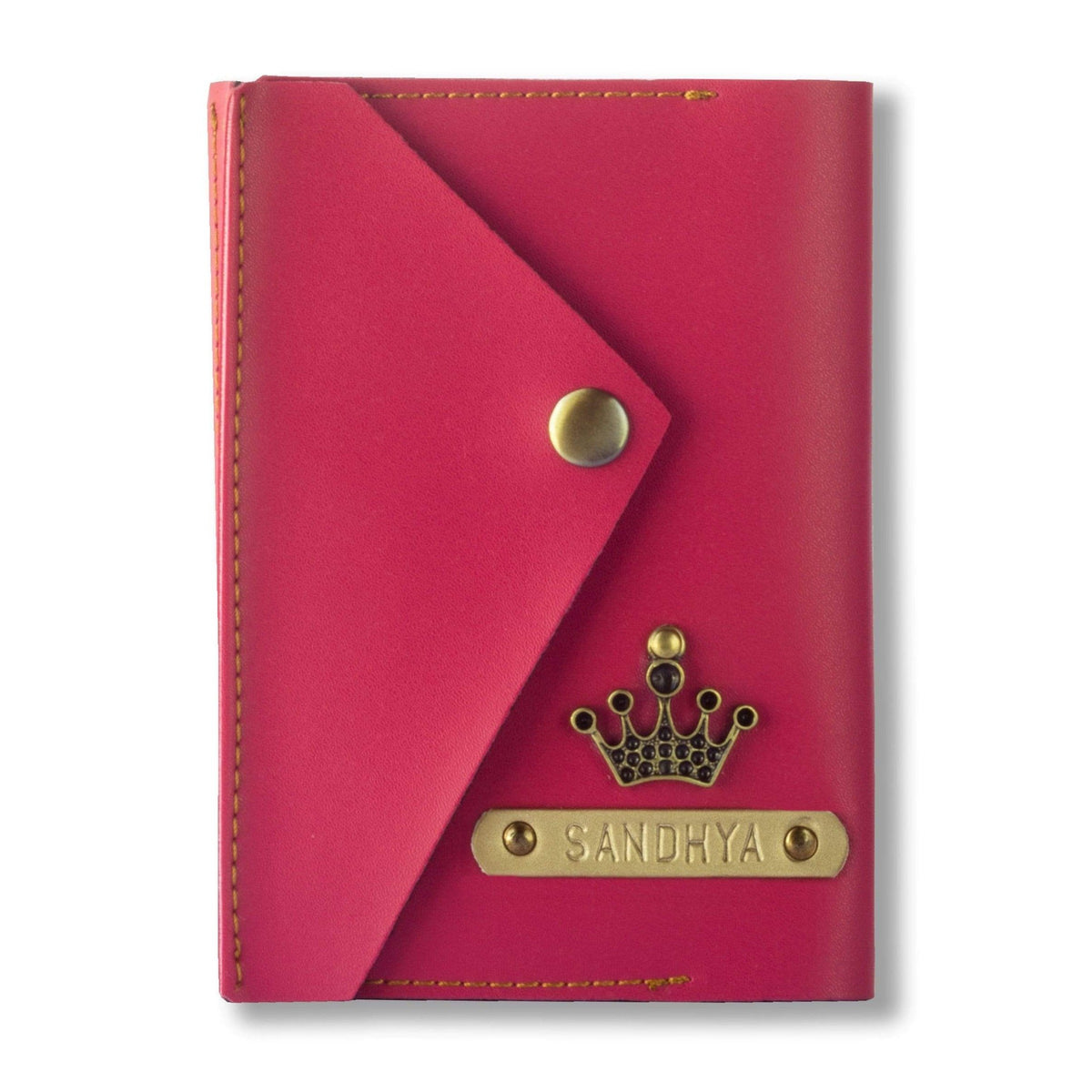 The Messy Corner Executive Passport Cover Pink Executive Personalized Passport Cover