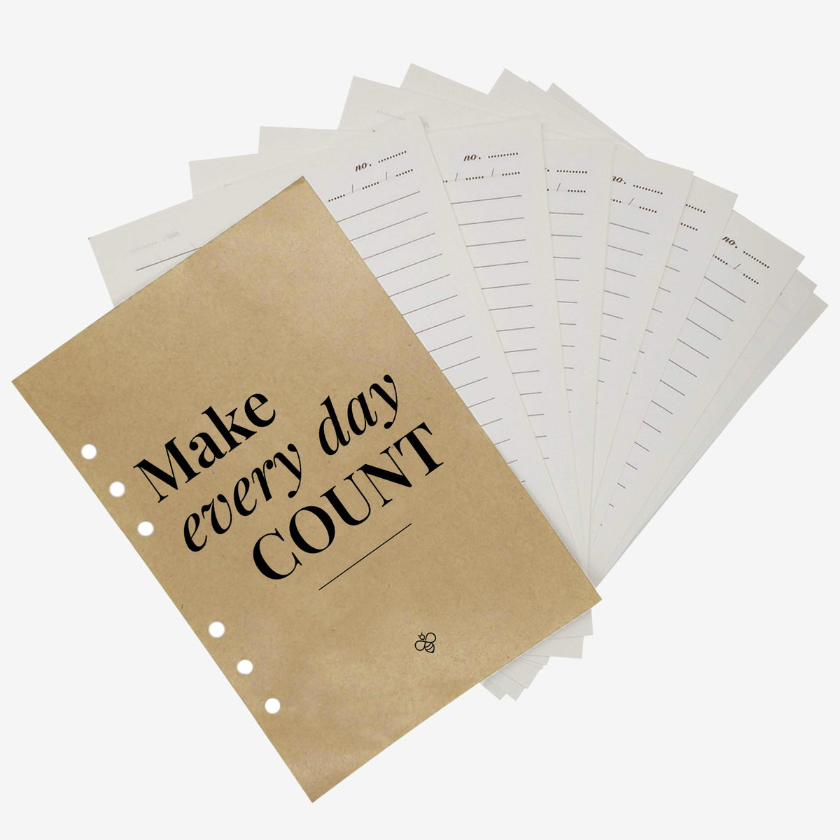 The Messy Corner Diary Refills For Personalised Leather Diary