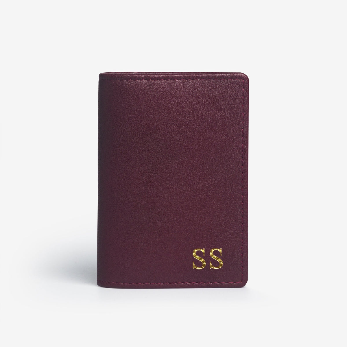 Personalized Leather Cardholder