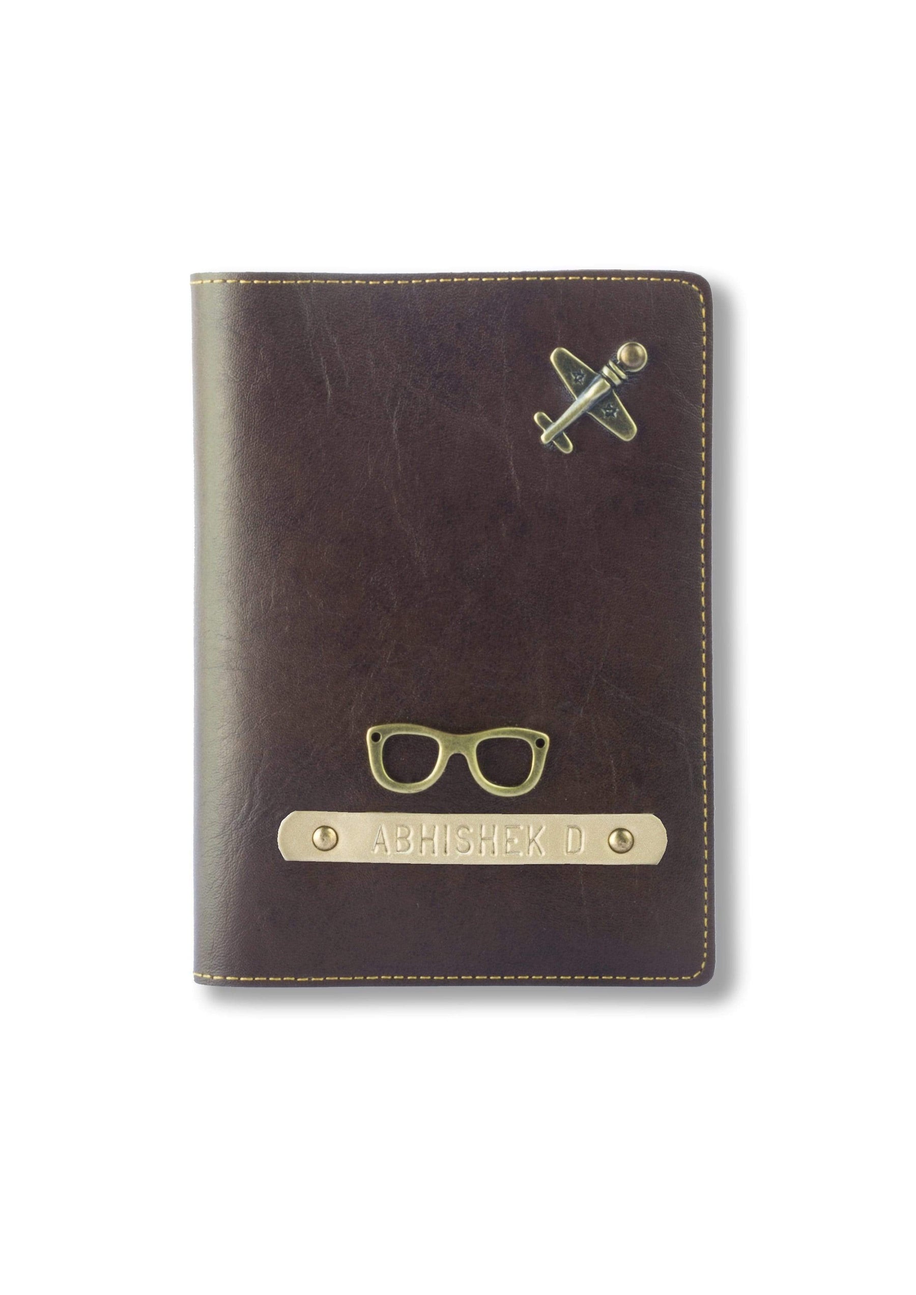 The Messy Corner OPTIONS_HIDDEN_PRODUCT Dark Brown Travel Passport Cover - Color Selected