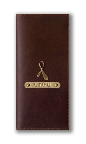 The Messy Corner OPTIONS_HIDDEN_PRODUCT Dark Brown - To Travel Is Live Travel Wallet - Color Selected