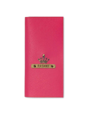The Messy Corner OPTIONS_HIDDEN_PRODUCT Dark Pink Travel Wallet - Color Selected