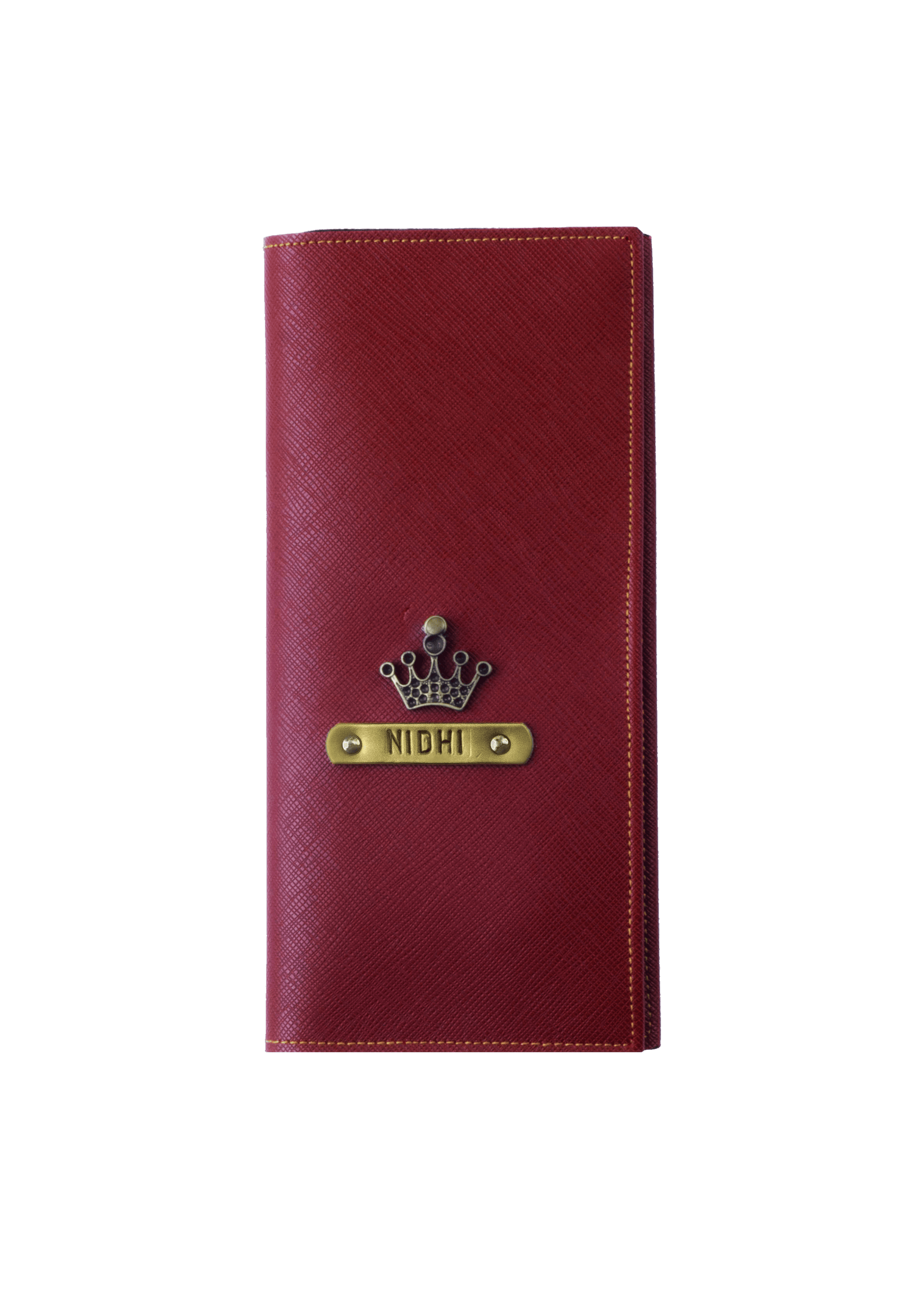 The Messy Corner OPTIONS_HIDDEN_PRODUCT Wine - To Travel Is Live Travel Wallet - Color Selected